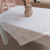 Скатертина (90*90 см) на стіл “білим по білому” #9032 ?