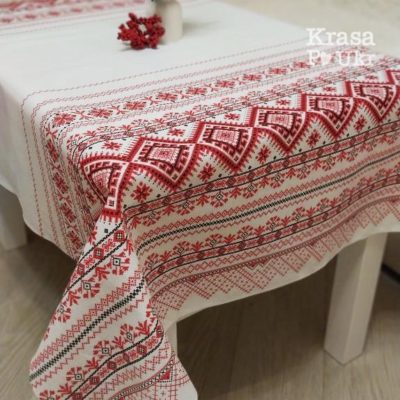 Скатертина на стіл "вишиванка" - 120*150 см, 150*180 см, 150*220 см