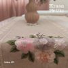 Лляний ранер з вишивкою “квітковий букет” #838 – 40*150 см