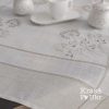 Лляна скатертина 90*90 см “Кульбаба” в техніці гладью #des24 ?