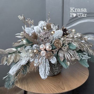 #095 Велика великодня скатертина “Пасхальна квіткова корзинка” - 150*220, 135*180 см - білий льон
