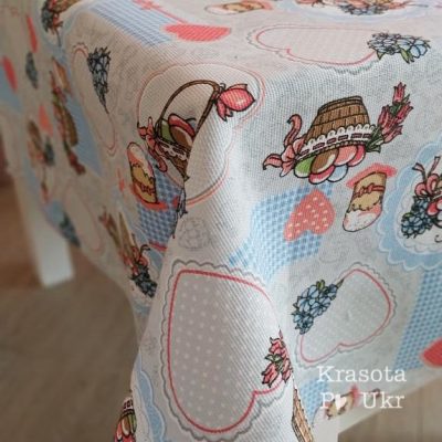Скатертина “романтичний Великдень” 120*150 см
