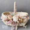 Комплект атласних серветок “Лимонна пасочка” (44*30 см і 30 см)