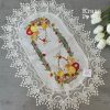 Серветка на кошик, атлас – 60*40 «сонячні курчата» - айворі