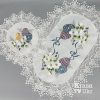 Комплект серветок на великодні кошики "Квіти та крашанки", атлас - 60*40 см та 30 см