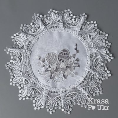 Дитяча серветка 30 см “Великодня меланхолія”, атлас